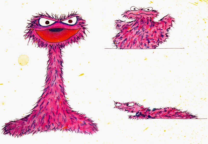 Illustration for article titled Oscar the Grouch used to be orange (but was supposed to be magenta)